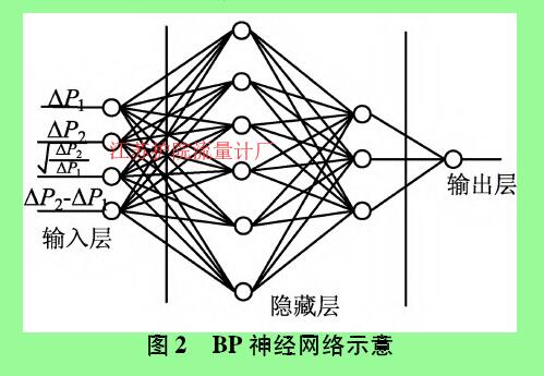 圖2  BP神經(jīng)網(wǎng)絡示意